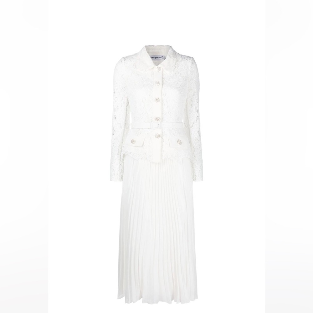 Self Portrait Lace MIDI Dress. UK 14/US 10.